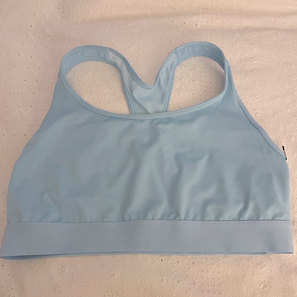 NEW!! Victoria’s Secret The Players Sports Bra - Baby Blue - Size Large.